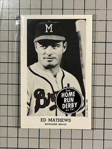 1988 CCC Reprint  “HOME RUN DERBY on TV”  STARING “ED MATHEWS”!!!   NRMT!! - Picture 1 of 1