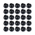  100 Pcs Production Supplies Buttons Black Dolls Crafting Nose Animal