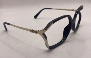 COACH BLACK AND GOLD FRAMES ONLY EYEGLASSES 500285G 57-17-140 - Picture 1 of 7