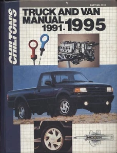 Chilton's Truck and Van Service Repair Manual, 1991 thru 1995 covers must brands - Picture 1 of 1