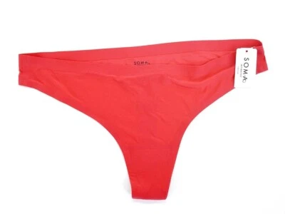 Soma Intimates Enbliss Soft Stretch Thong ~Ultra Pink~ Size: L [New With Tags] - Image 1 of 3
