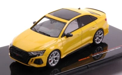 MODELLINO AUTO STATICO DIECAST IXO AUDI RS3 2022 GIALLO MODELLISMO SCALA 1/43 - Immagine 1 di 4
