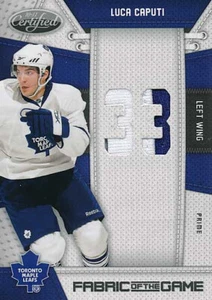 2010-11 Certified FABRIC OF THE GAME NUMBER DIE-CUT PRIME #LC LUCA CAPUTI - x/10 - Bild 1 von 1
