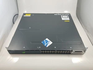 Cisco WS-C3560X-24T-S 24-Port Gigabit Switch w/ AC Power - Picture 1 of 7