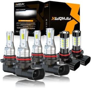 6x Combo 9005+9006 LED Headlight+9145 Fog Bulbs 6000K For Dodge Magnum 2005-2008 - Bild 1 von 17