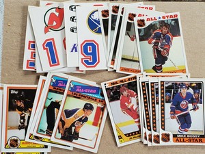 1985-86 1986-76 1987-88 1988-89 1989-90 TOPPS ALL-STAR STICKERS HELMET YOU PICK