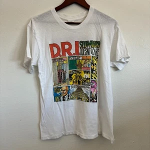 Vintage Dirty Rotten Imbeciles DRI 4 Of A Kind Tour 1988 Slumlord Punk T-Shirt L - Bild 1 von 12