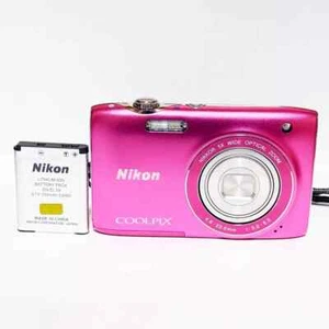 Nikon Coolpix S3100 Pink 14.0MP 5x Zoom Digital Camera - Picture 1 of 8