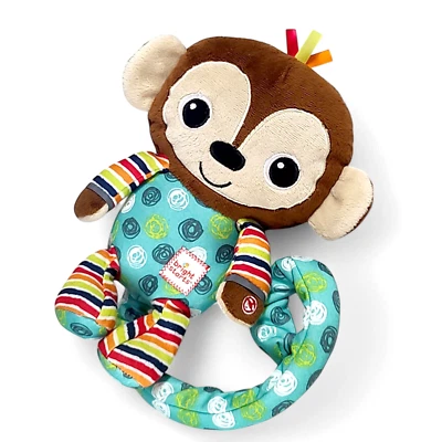 Brinquedo de pelúcia Bright Starts Bananas the Tickle & Tumble Monkey - Imagem 1 de 4