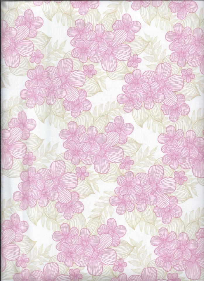 "Judy's Blooms", Crochet, Rosa, Benartex, Tela POR Y Foto 1 de 1