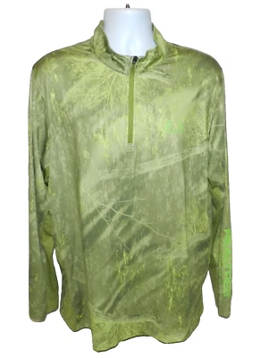 Realtree by Colosseum CAMO Pro Series Performance Mock  Fishing Shirt SZ L - Image 1 of 4