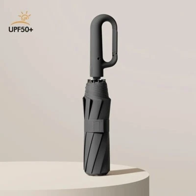 Umbrella windproof folding automatic compact anti-uv auto sun/rain for men. - Image 1 of 4