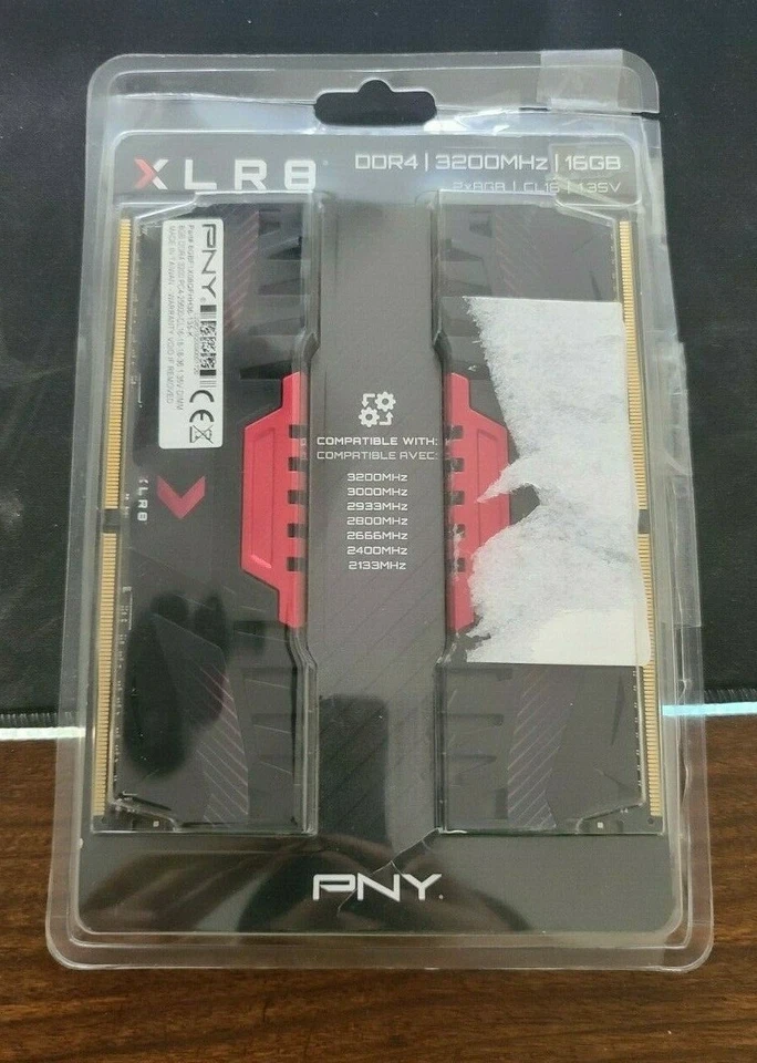 PNY MD16GK2D4320016AXR, Technologies XLR8 16GB DDR4 SDRAM Memory Module - Image 1 of 2