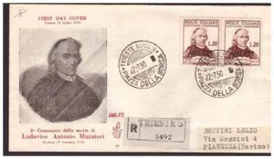 TRIESTE A - FDC VENETIA CLUB 1950 - MURATORI VIAGGIATA RACC. - Imagen 1 de 1