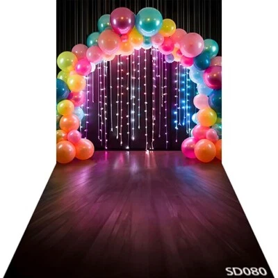 Telón de fondo de tela de microfibra escénica club fiesta cumpleaños 10'x20'CP SD080 Foto 1 de 4