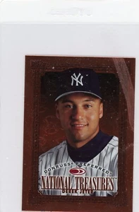 1997 Donruss Preferred National Treasures Derek Jeter Bronze Foil #184 HOF NY - Picture 1 of 6