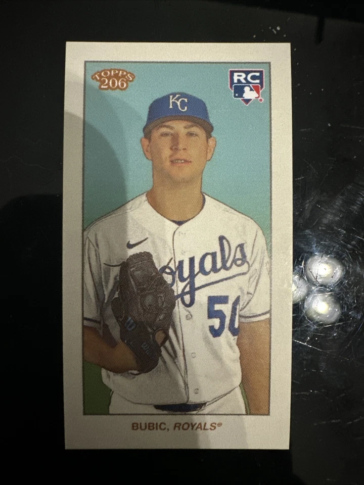 2021 Topps 206 Series 1 - #42 Kris Bubic (RC) - Image 1 of 2