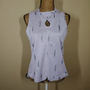 Jamie Sadock Sleeveless Sz M Lavender Sleeveless Cotton/Poly Golf Tennis READ - Picture 1 of 12