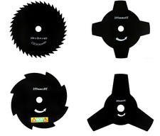 25,5 CM Motorsense Freischneider Messer mit 2,54 CM Bohrung Stihl Husqvarna u.a.