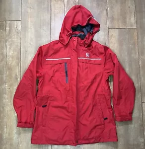 Chic-Fil-A Team Oobe Jacket S Red Waterproof Hooded Windbreaker Coat Employee - Picture 1 of 5