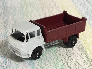 Matchbox Moko Lesney No. 3b Bedford Tipper Truck 6BPW no box grey maroon NMint - Picture 1 of 4