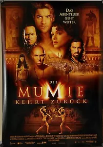 G3032 Kinoplakat - Die Mumie kehrt zurück (2001) Brandan Fraser #3 - Bild 1 von 1