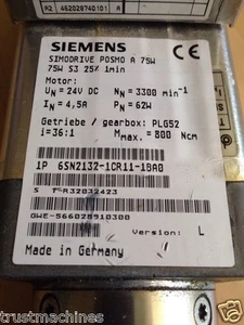 6SN 2132-1CR11-1BA0;6SN 2132 1CR11 1BA0; 6SN2132 Posmo A 75W; 6SN2132-1CR11-1BA0 - Picture 1 of 4