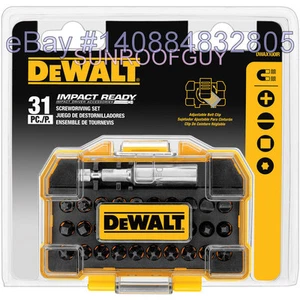DeWALT 31 pc Impact Rated Screwdriving Set w/ Belt Clip (DWAX100IR)- NEW - Picture 1 of 2