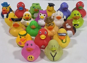 (20) Rubber Ducks JEEP Duckies-Assorted Themes And Sizes Lot - Picture 1 of 7