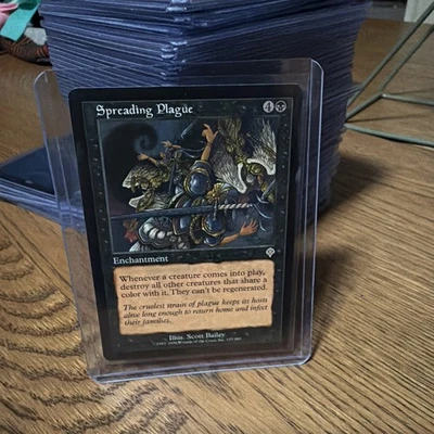 MTG Spreading Plague - Invasion Magic the Gathering - MTG - NM - Image 1 of 4