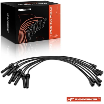 Juegos de 8 cables de bujías A-Premium para Dodge Ram 1500 Ram 2500 Ram 3500 2003-2005 Foto 1 de 4