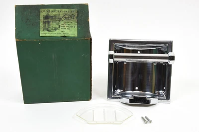 Gerity no. Soporte de jabón cromado empotrado 8330 y barra de agarre Foto 1 de 4