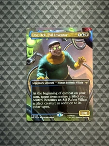 MTG Doc Ock, Evil Inventor #0024 Borderless R Marvel’s Spider-Man: EL (SPE) - Picture 1 of 4