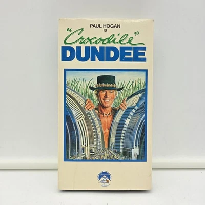 Crocodile Dundee (VHS 1986) - Paul Hogan Paramount Home Video Comedy Classic - Image 1 of 4