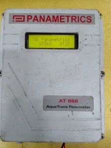 GE Panametrics AT868 Aqua Trans Flow Meter  AT868W-1-2-1-1 Tested Working - Picture 1 of 13