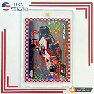 2024 Topps Chrome Formula 1 F1 #115 DINO BEGANOVIC Red Checker Flag Refractor /5 - Picture 1 of 2