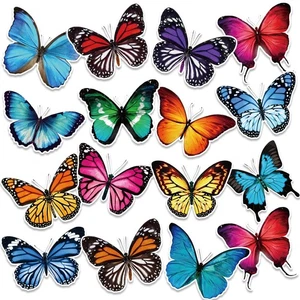 60 Stck. Schmetterling Ausschnitte Frühling Sommer Pinnwand Deko Papier Butte... - Bild 1 von 6