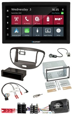 Blaupunkt DAB Bluetooth USB Lenkrad 2DIN Autoradio für Hyundai i10 2009-13 dunke - Bild 1 von 4