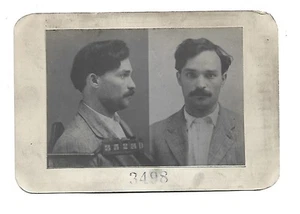 1914~McGUIRE & WHITE DETECTIVE AGENCY CHICAGO~MUG SHOT 31 YEAR OLD MURDERER - Picture 1 of 2