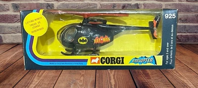 Corgi 925 Batcopter Helicopter Batman Rare Vintage Toy Figure Boxed Unused Japan - Image 1 of 3
