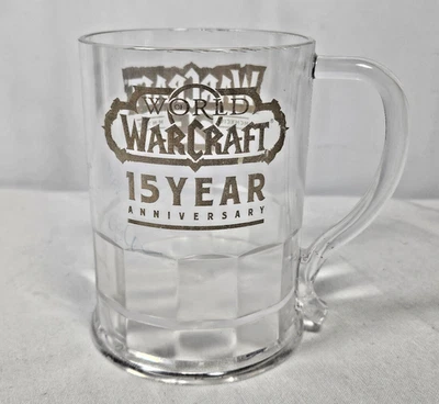 Taza de plástico Dañada World of Warcraft 15 años coleccionable Blizzcon 2019 Foto 1 de 4