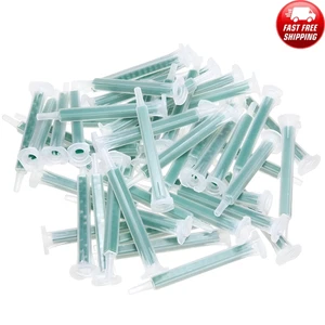 Epoxy Resin Mixing Tube, 100 Pcs Static 2K Mixer Nozzles Syringe for AB Glue Gun - Picture 1 of 7