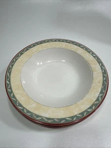 PTS International Interiors Ivory Provence Set di 6 zuppiere bordate 9" - Foto 1 di 10