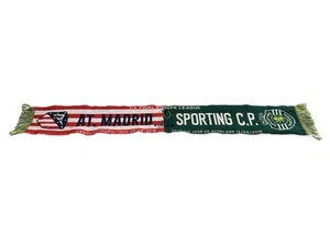UEFA Europa League 2018 1/4 Final Atlético Madrid Sporting Portugal Scarf - Picture 1 of 7