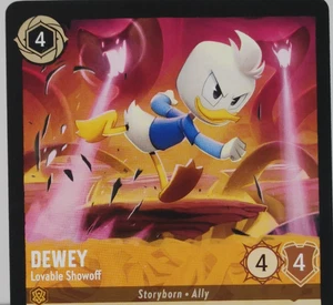 Dewey - Lovable Showoff - Reign of Jafar - 2/204 - singles - Lorcana TCG - Picture 1 of 36
