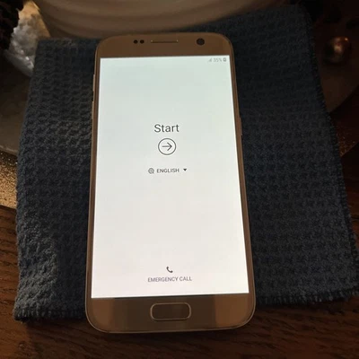 Samsung Galaxy S7 G930U  Verizon - 32GB - Gold - USED - Image 1 of 2