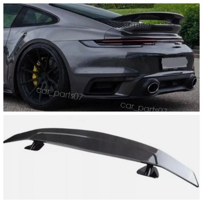 46" Rear Trunk Spoiler GT Wing Diffuser Carbon Fiber For Porsche 911 Carrera - Image 1 of 4