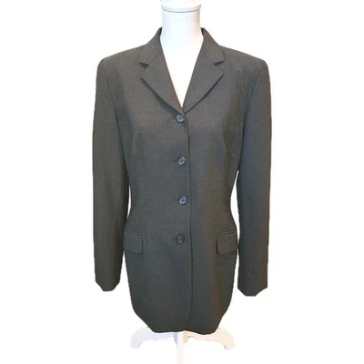 Chaqueta Blazer Josephine Chaus Essentials Mujer 10 Gris Carbón Mezcla Lana Trabajo Foto 1 de 4