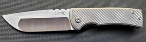 9/10 Custom Chaves Redencion 229 Kickstop M390 Milled Polished Titanium +1 Clip - Picture 1 of 19
