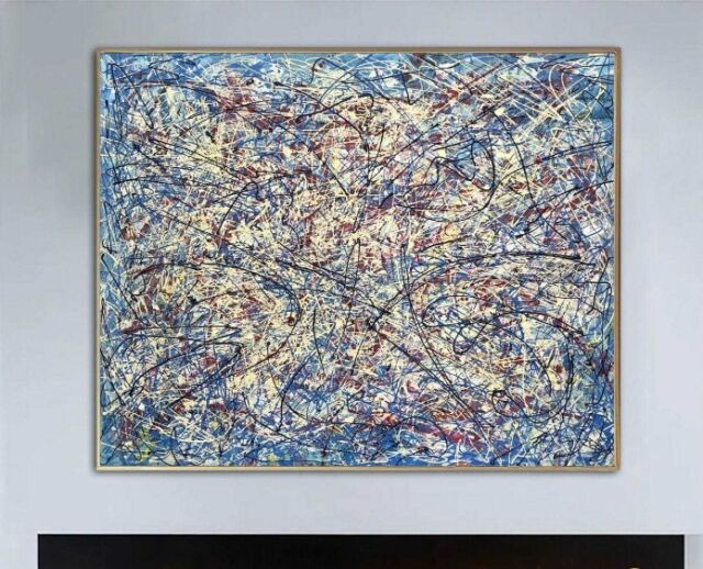 Jackson Pollock абстрактные художественные картины на холсте - огромный  выбор по лучшим ценам | eBay